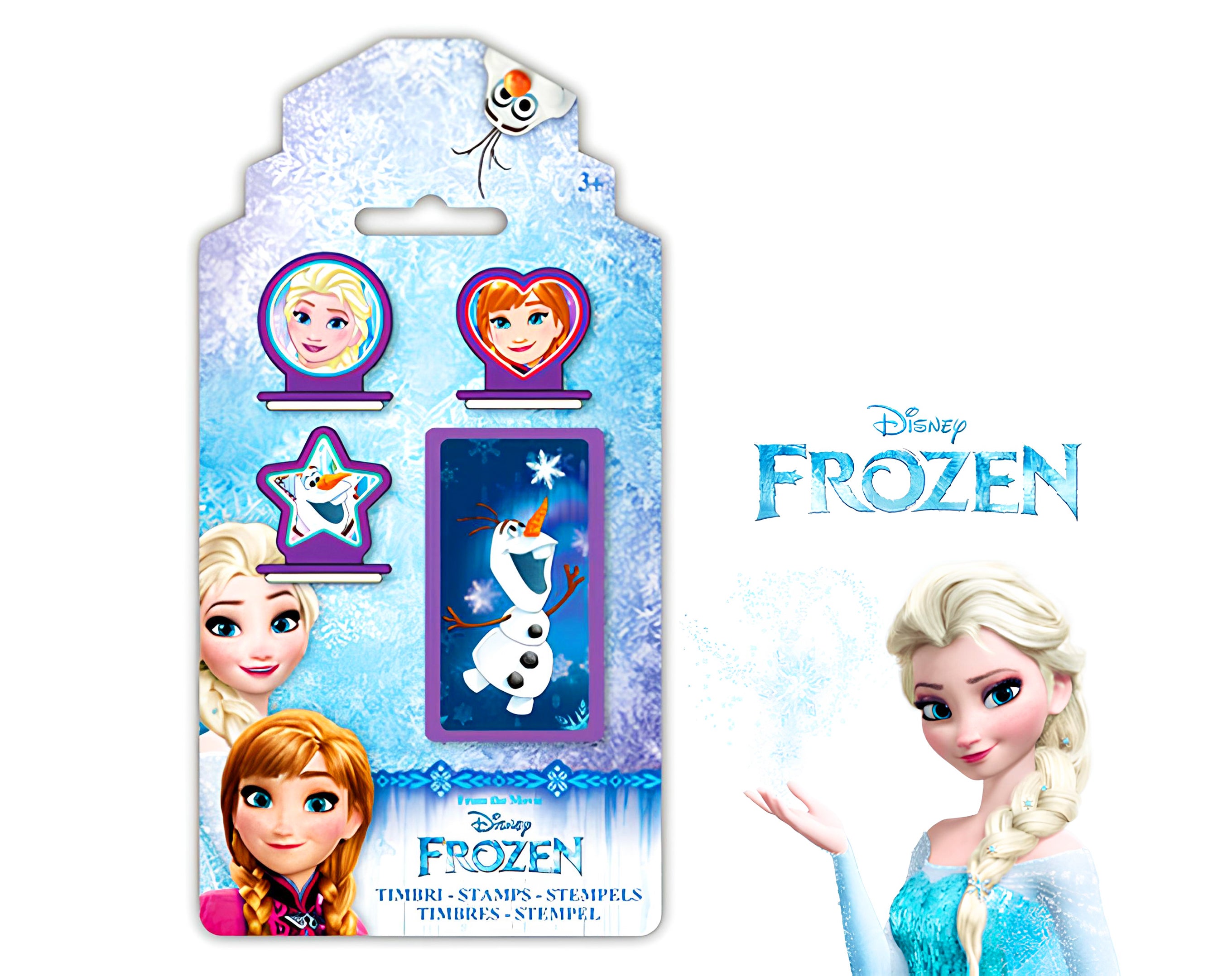 SET GIOCO TIMBRINI 4 PZ FROZEN DISNEY