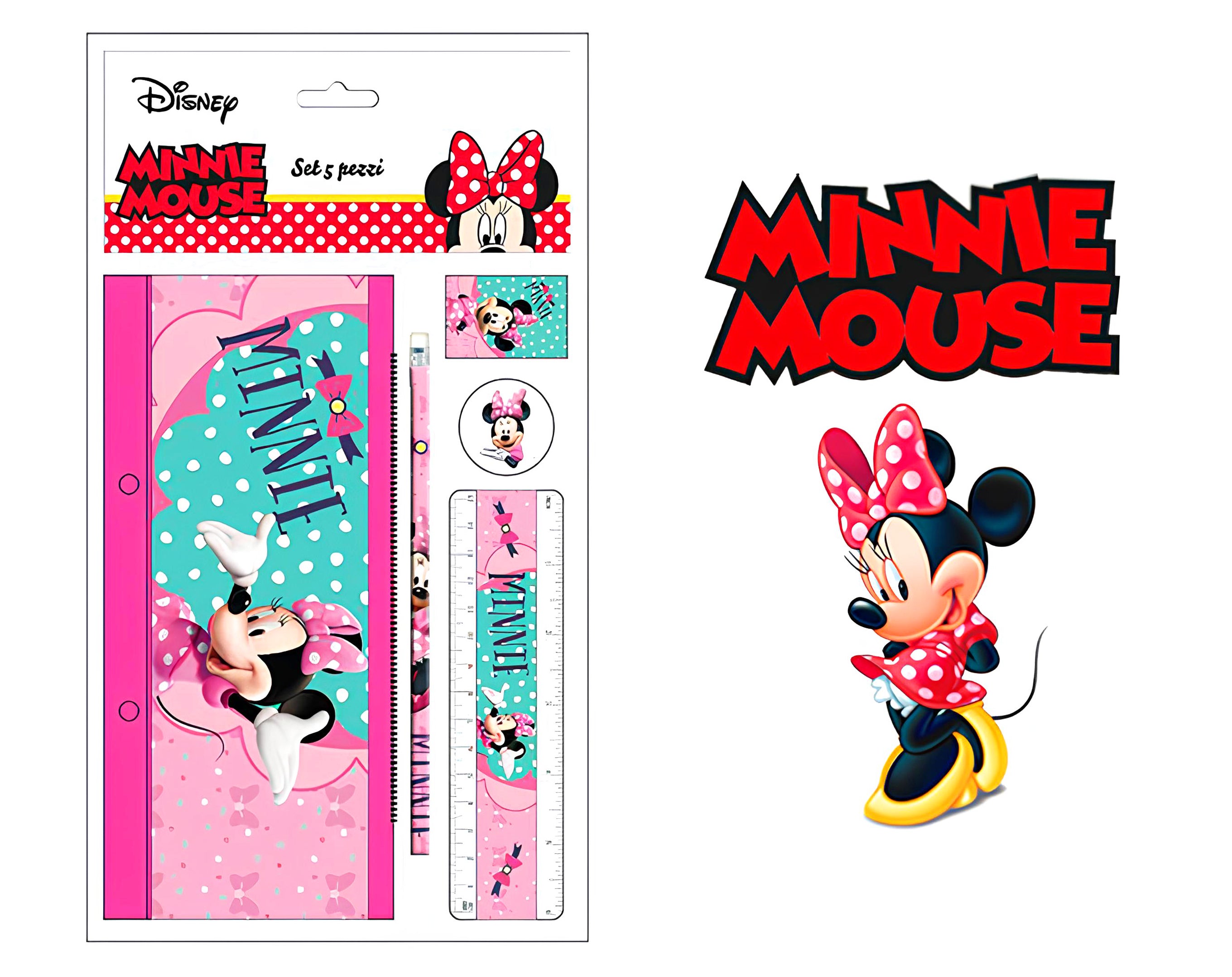 SET SCUOLA 5 PEZZI DISNEY MINNIE