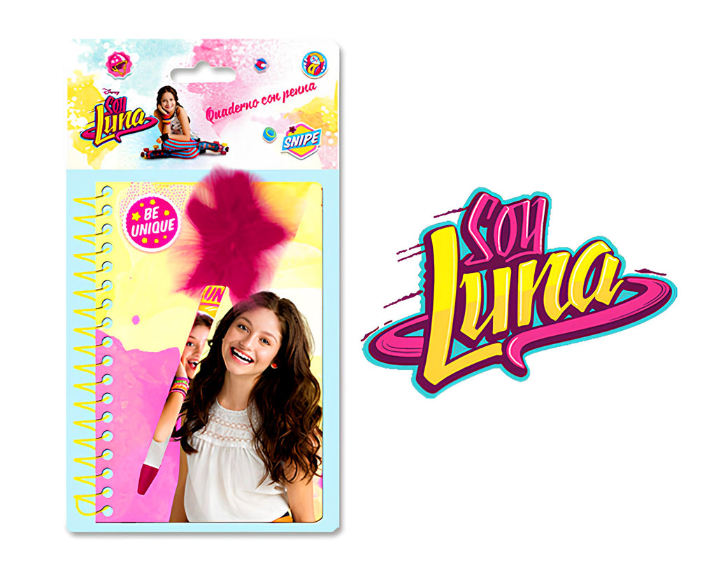 NOTEBOOK CON PENNA 21X10 DISNEY SOY LUNA | Sorpresa ideale per uova di Pasqua