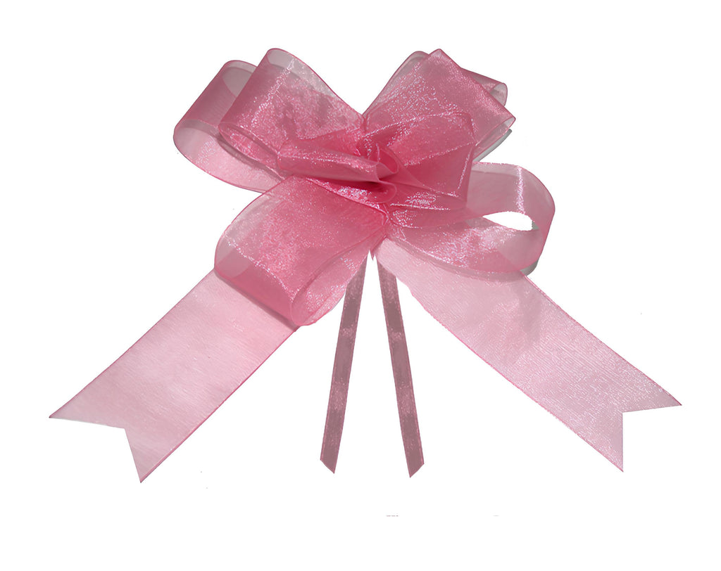 FIOCCO SVELTO ORGANZA CM 4 ROSA ANTICO