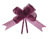 FIOCCO SVELTO ORGANZA CM 4 AUBERGINE