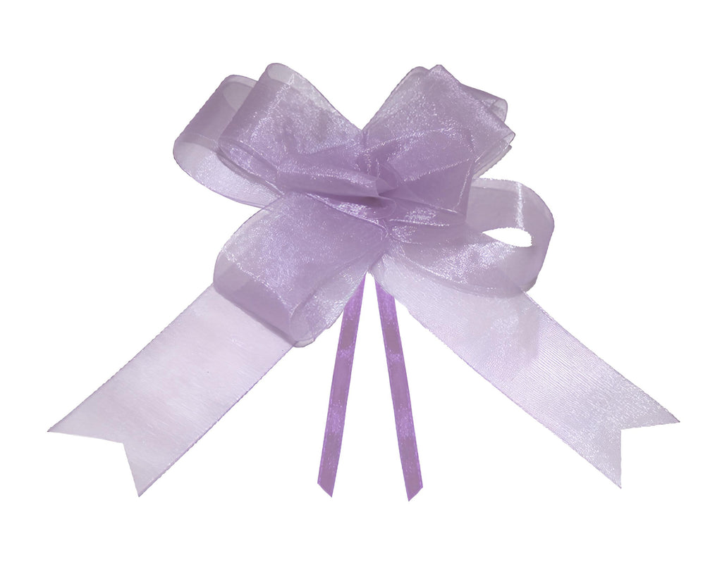 FIOCCO SVELTO ORGANZA CM 4 VIOLA CHIARO