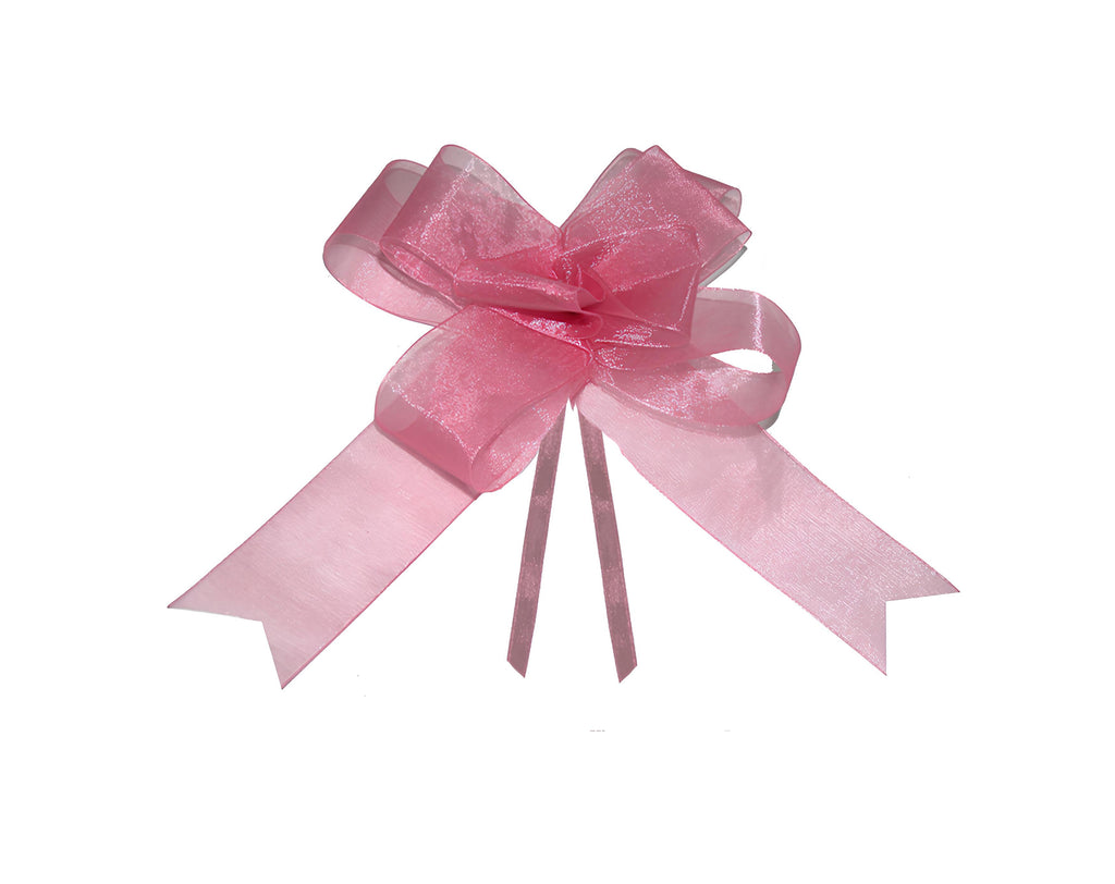 FIOCCO SVELTO ORGANZA CM 1.5 ROSA ANTICO