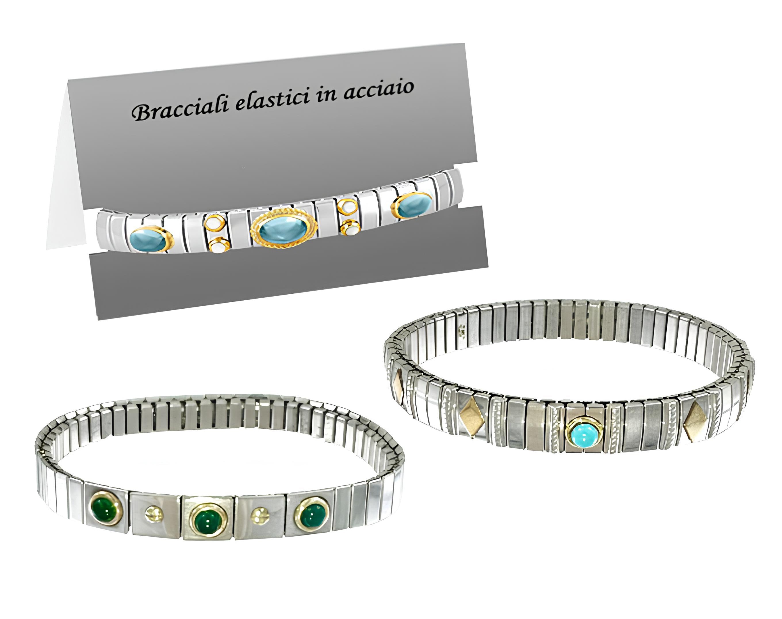 BRACCIALE MOLLA ACCIAIO SU CARD