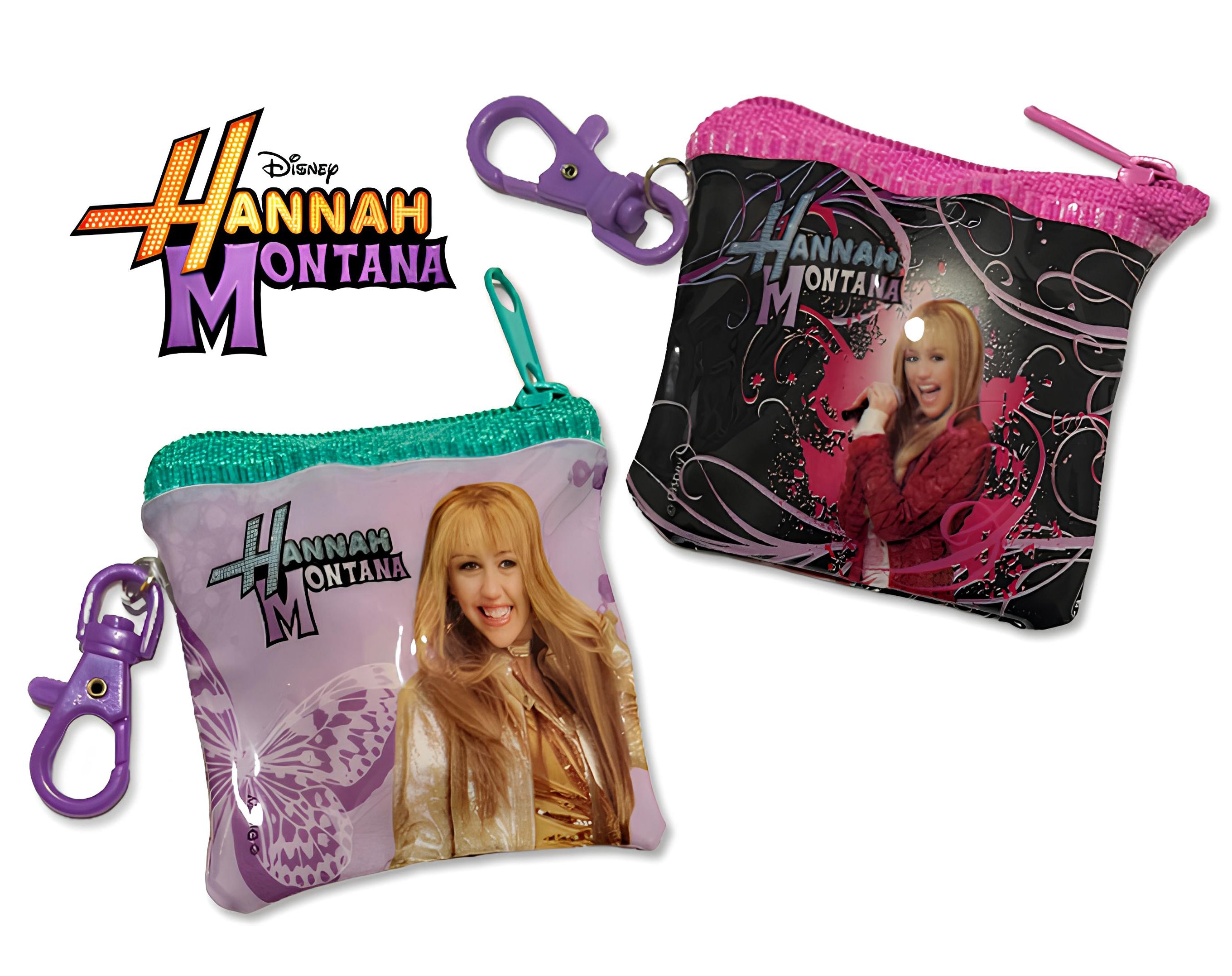 PORTAMONETE CON GANCIO HANNAH MONTANA