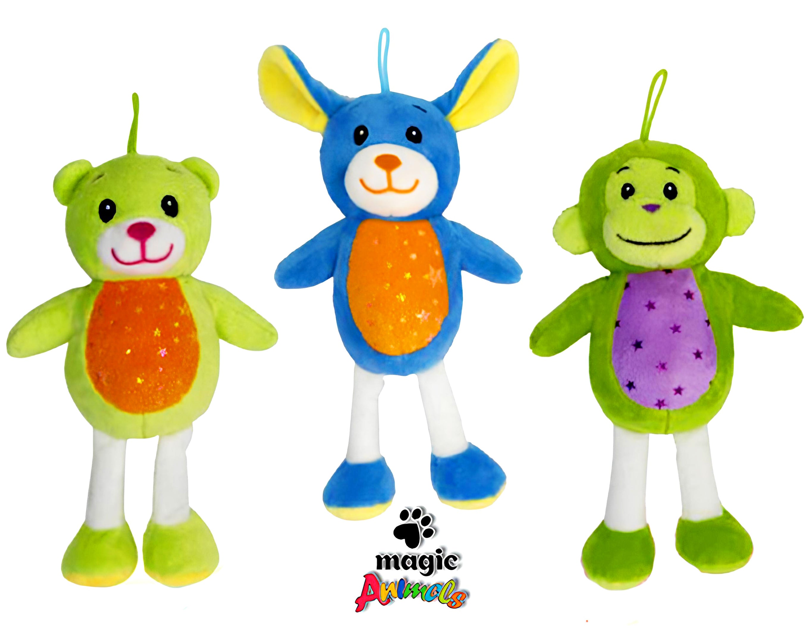 PELUCHE 15 CM 3 ANIMALS