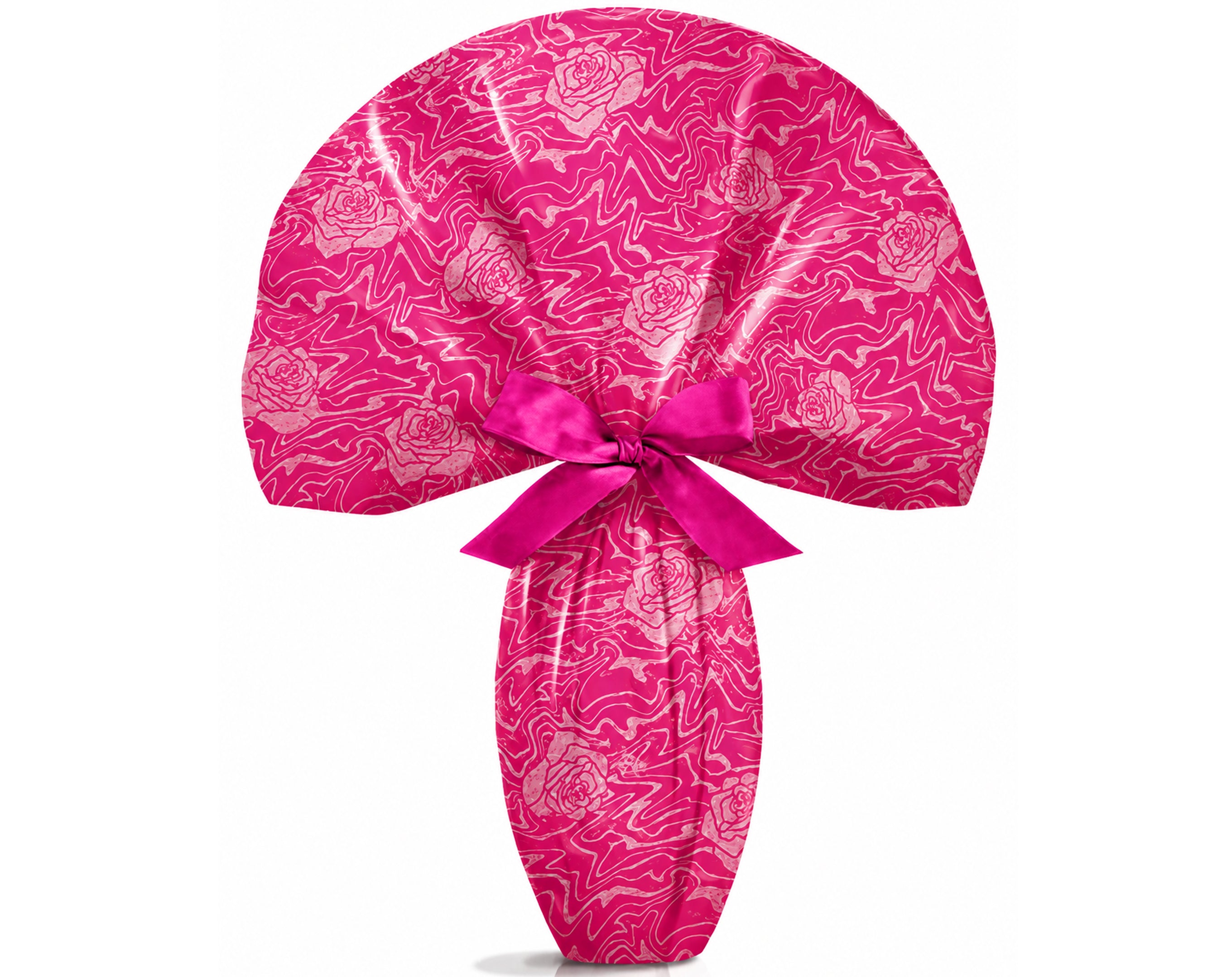 TISSU ROND HYPNOTIZE CYCLAMEN - 100cm