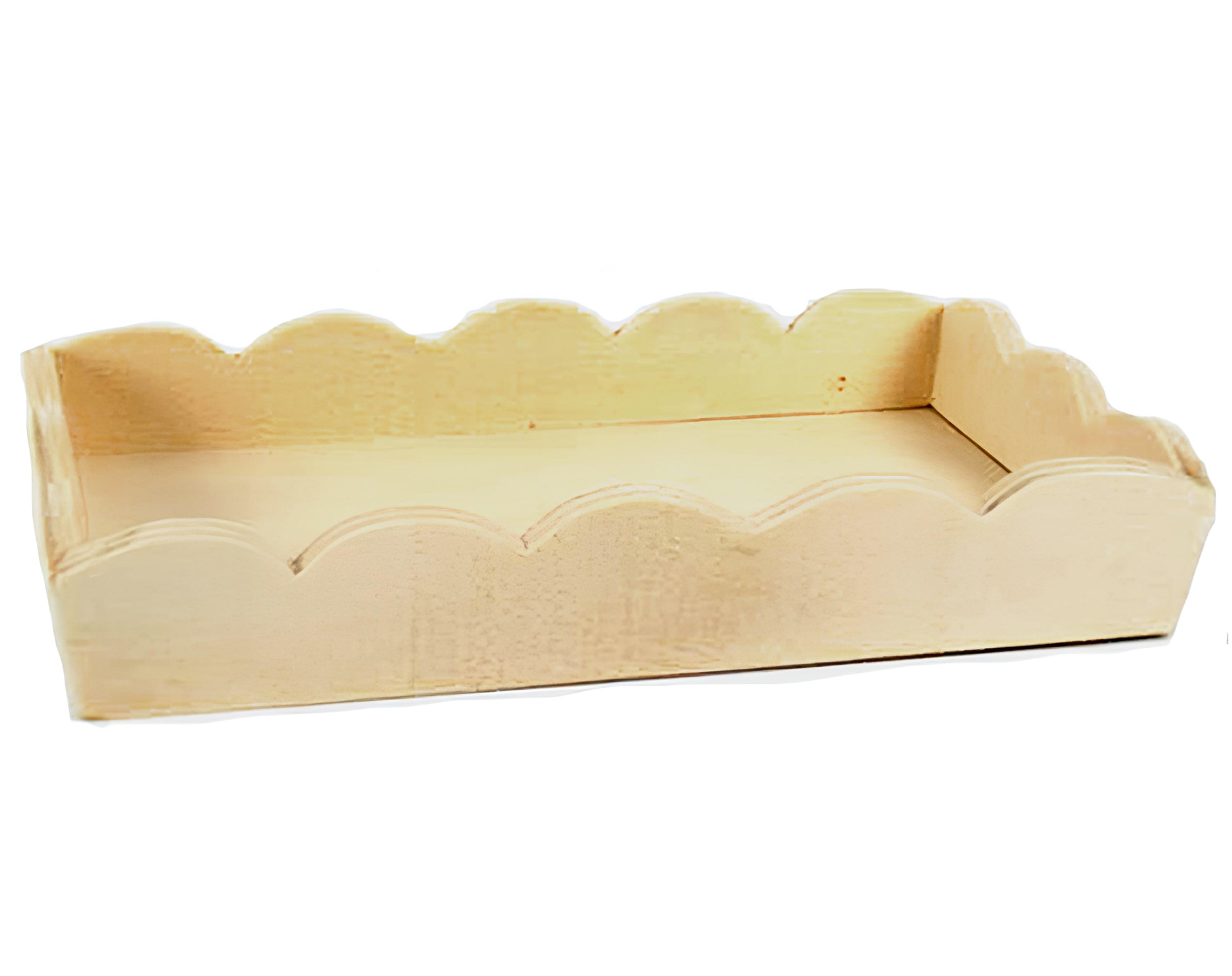 VASSOIO LEGNO RETTANGOLARE ONDA