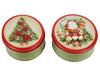 SCATOLA LATTA TONDA NATALIZIA 2 FANTASIE