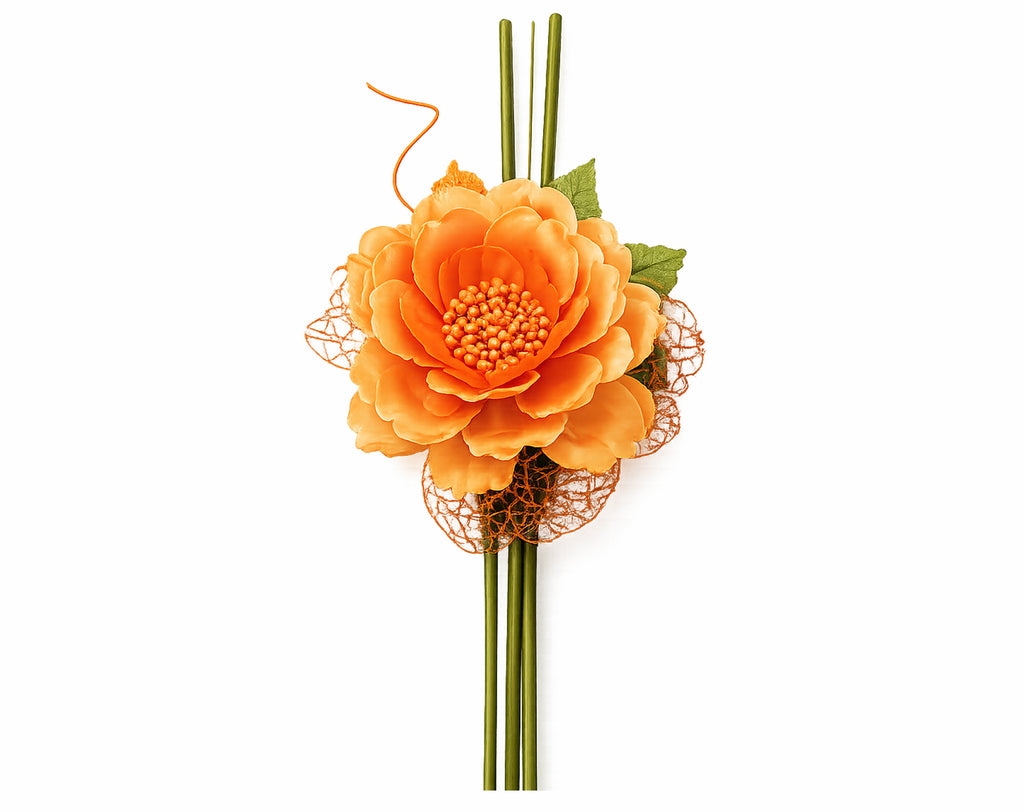 FIORE 28CM CF98-233104 COLORI ASSORTITI - Fiore per uova di Pasqua