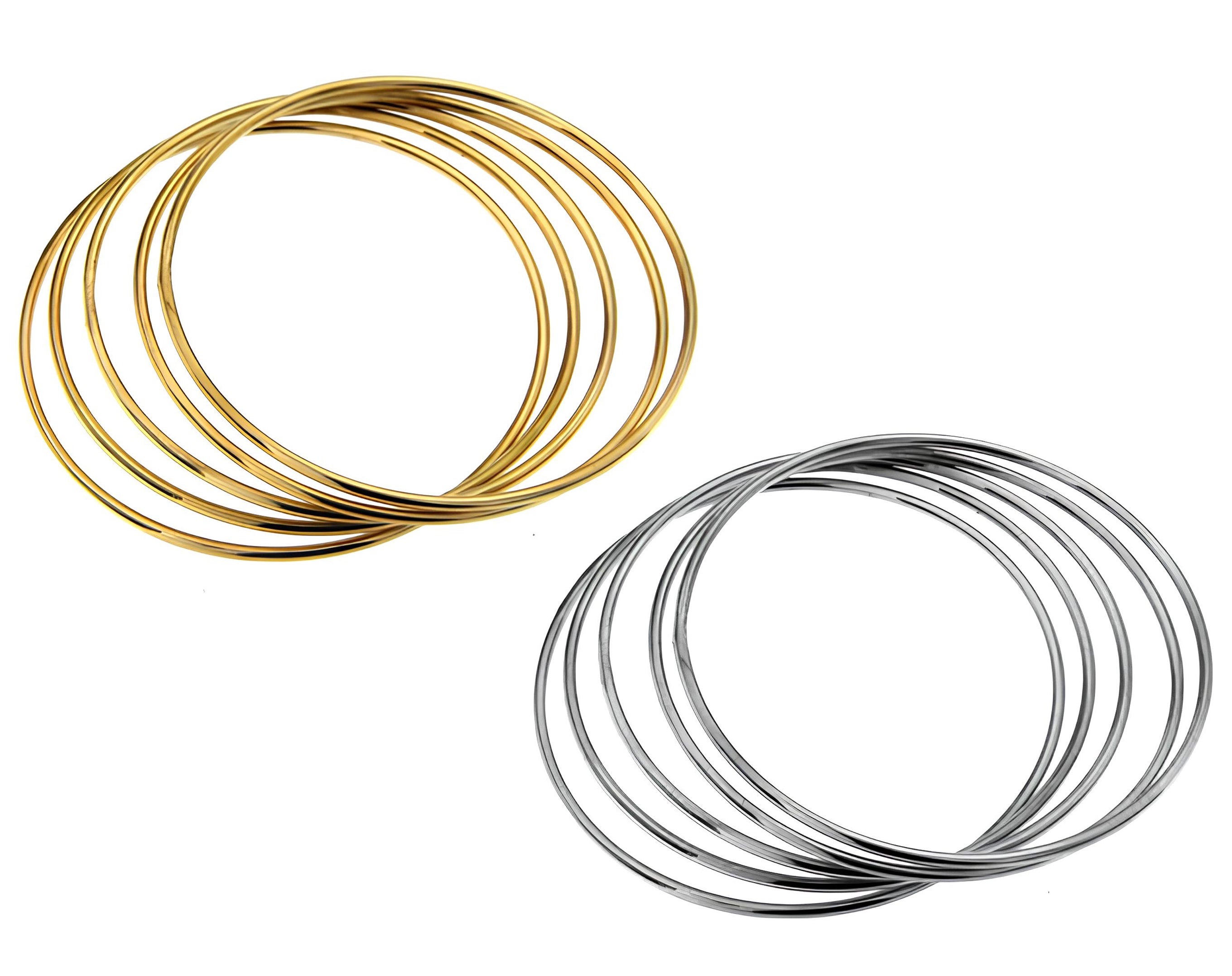 SET 6 BRACCIALI RIGIDI DANIELS | Sorpresa ideale per uova di Pasqua