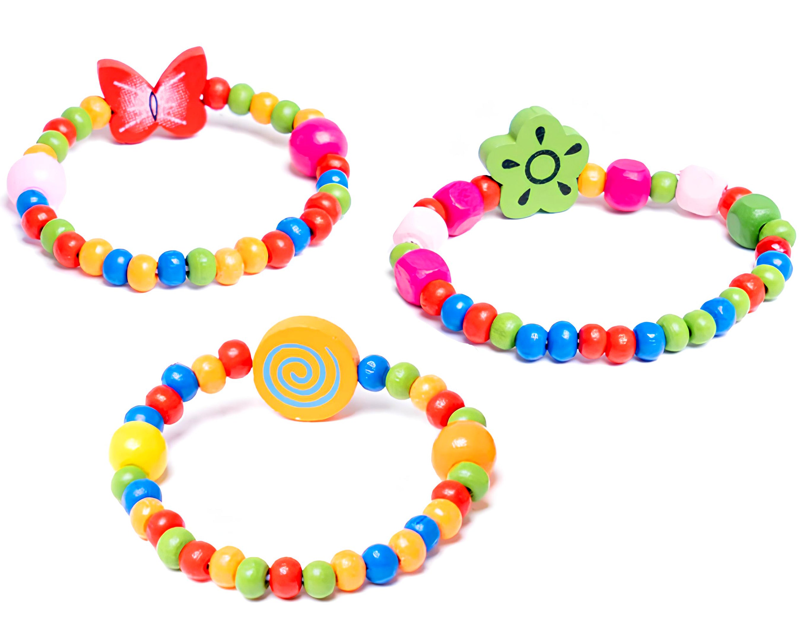BRACCIALE LEGNO FUNNY COLORS