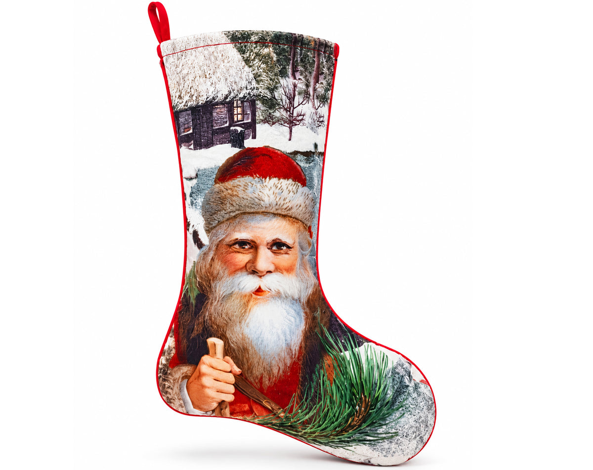 KERSTKOS IN 4 ASSORTIE PATRONEN 36CM