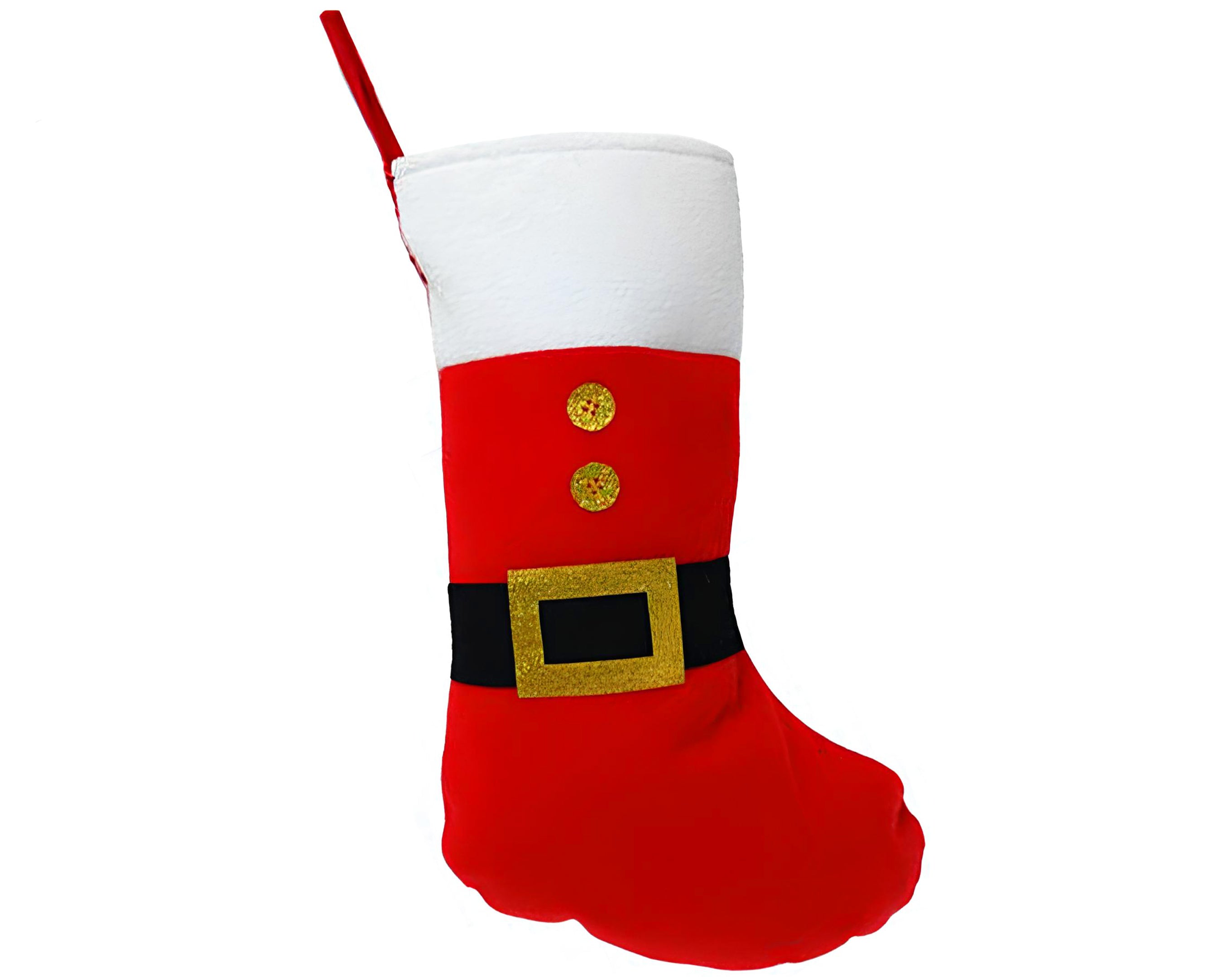 CALZA BABBO NATALE CON CINTA 43CM