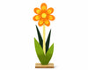 Flor de fieltro de 50 cm con base de madera | Decoraciones de Pascua