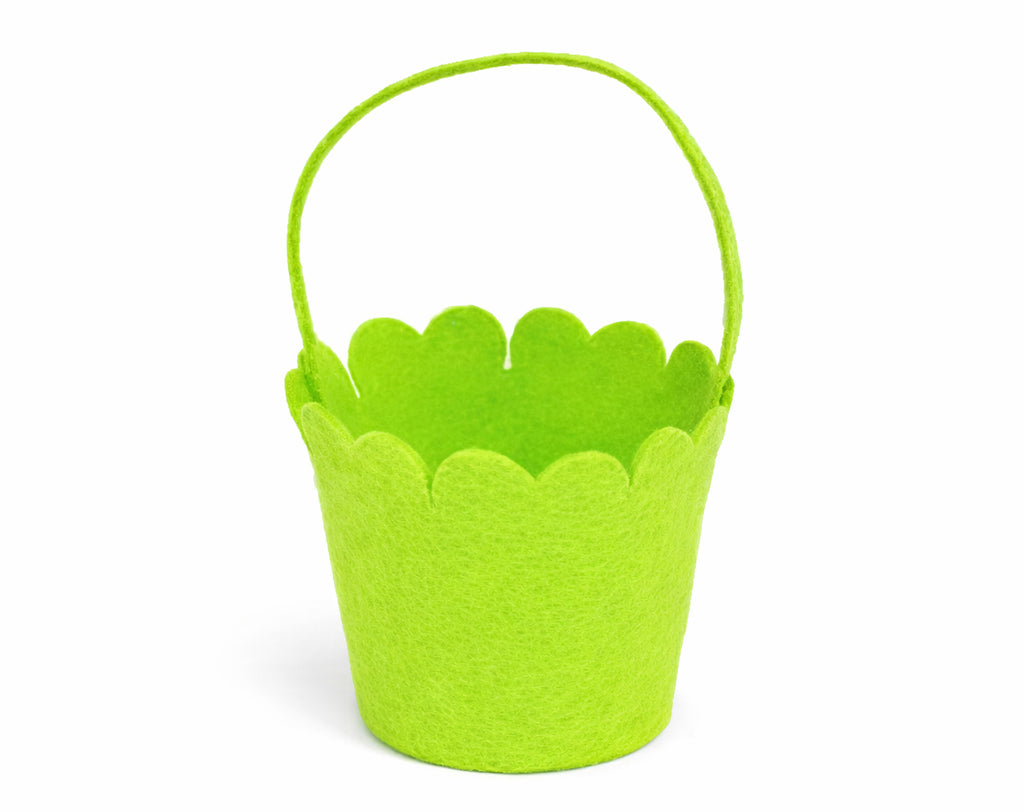 CESTA DE FIELTRO EN 4 COLORES | Embalaje para dulces de Pascua