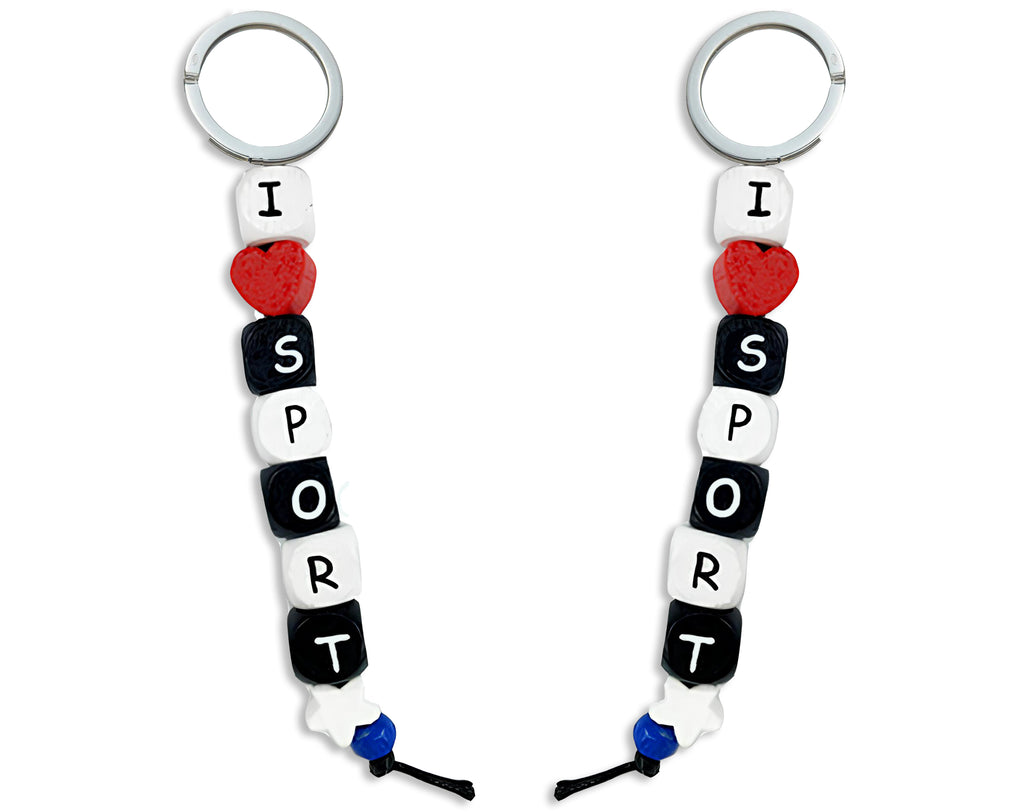 PORTACHIAVE LEGNO BIANCO NERO | Sorpresa perfetta per uova di Pasqua