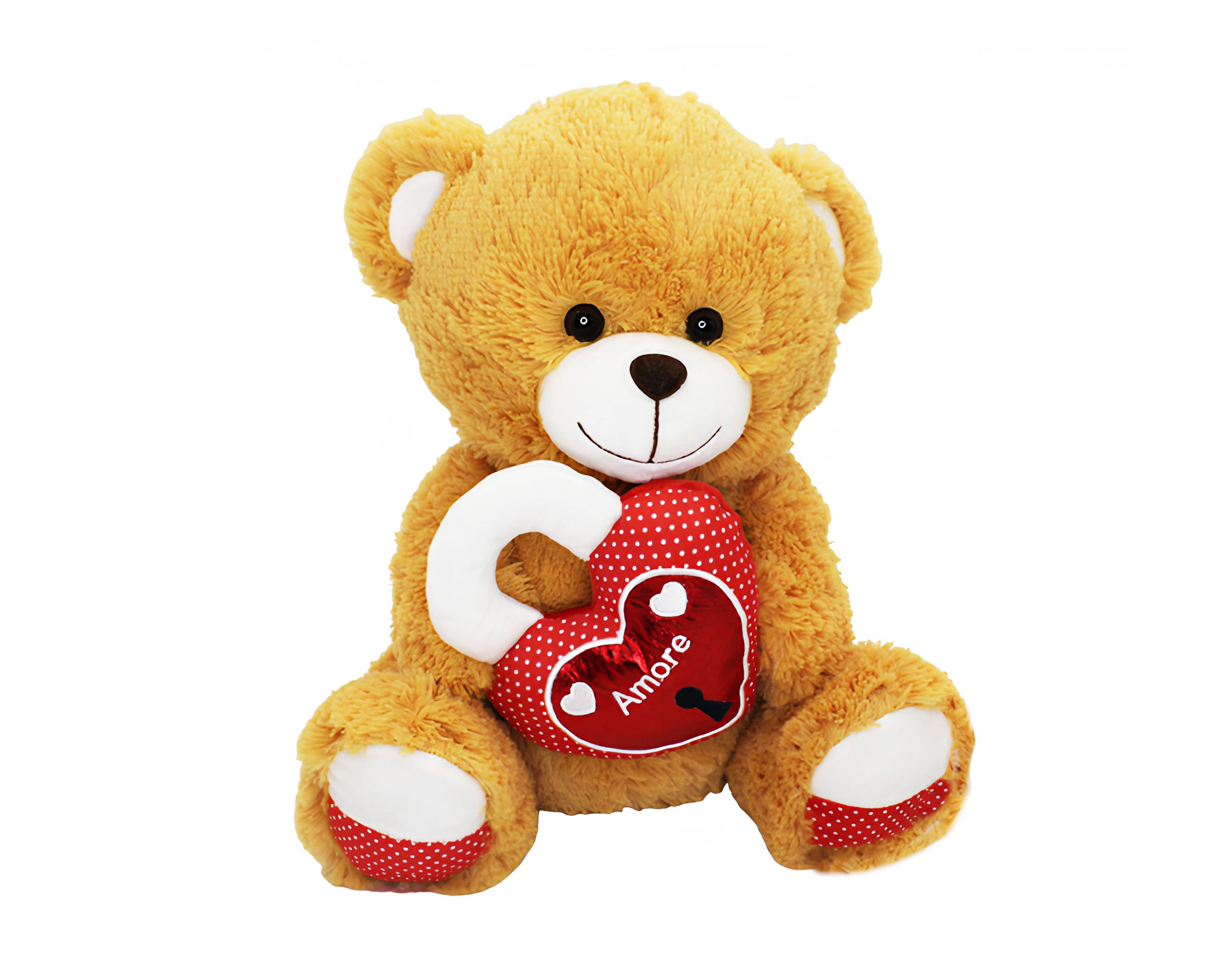 ORSO PELUCHE CON LUCCHETTO AMOROSO 35 CM