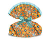TESSUTO TONDO EXCELLENCE ARANCIO - 90Cm