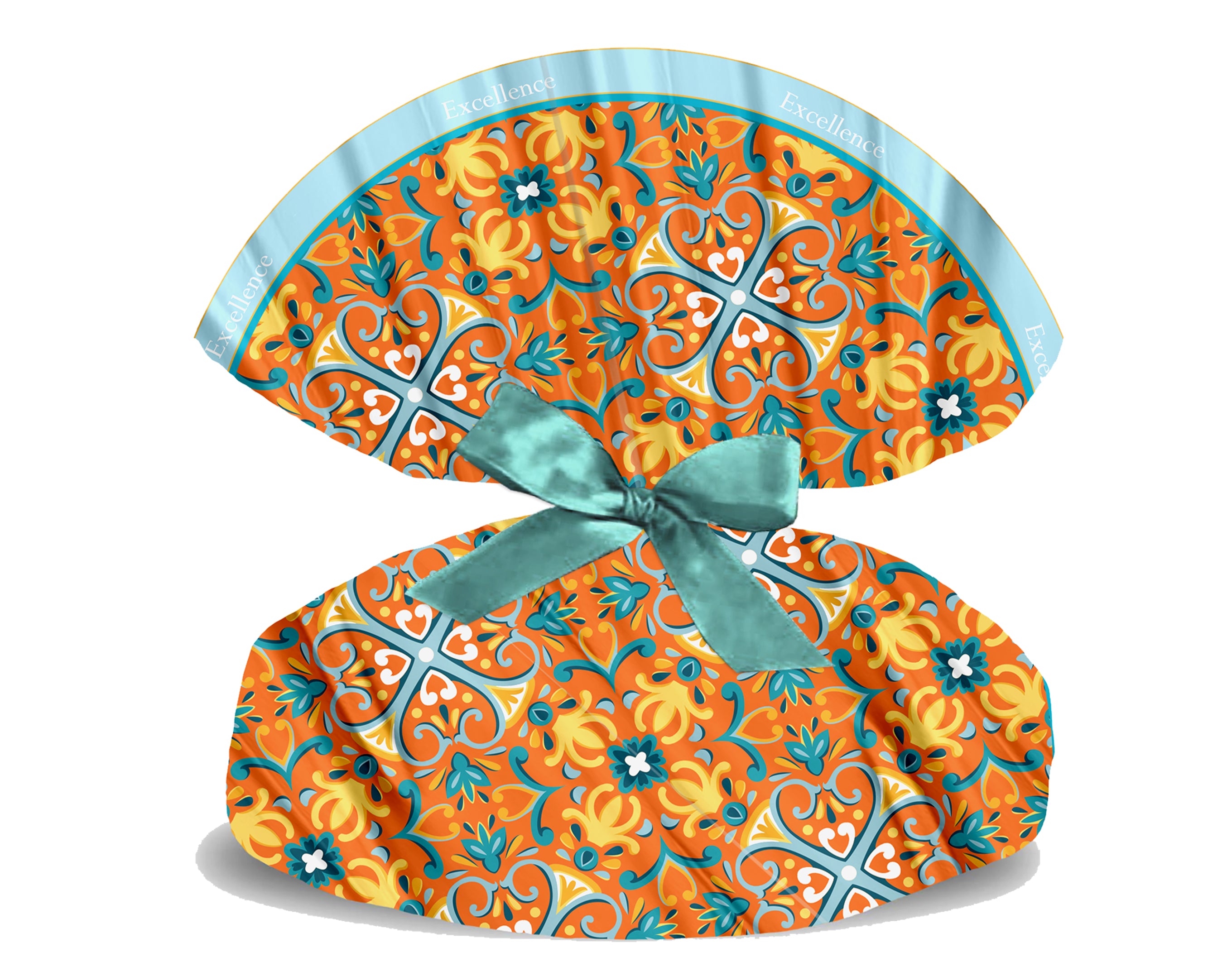 TESSUTO TONDO EXCELLENCE ARANCIO - 90Cm