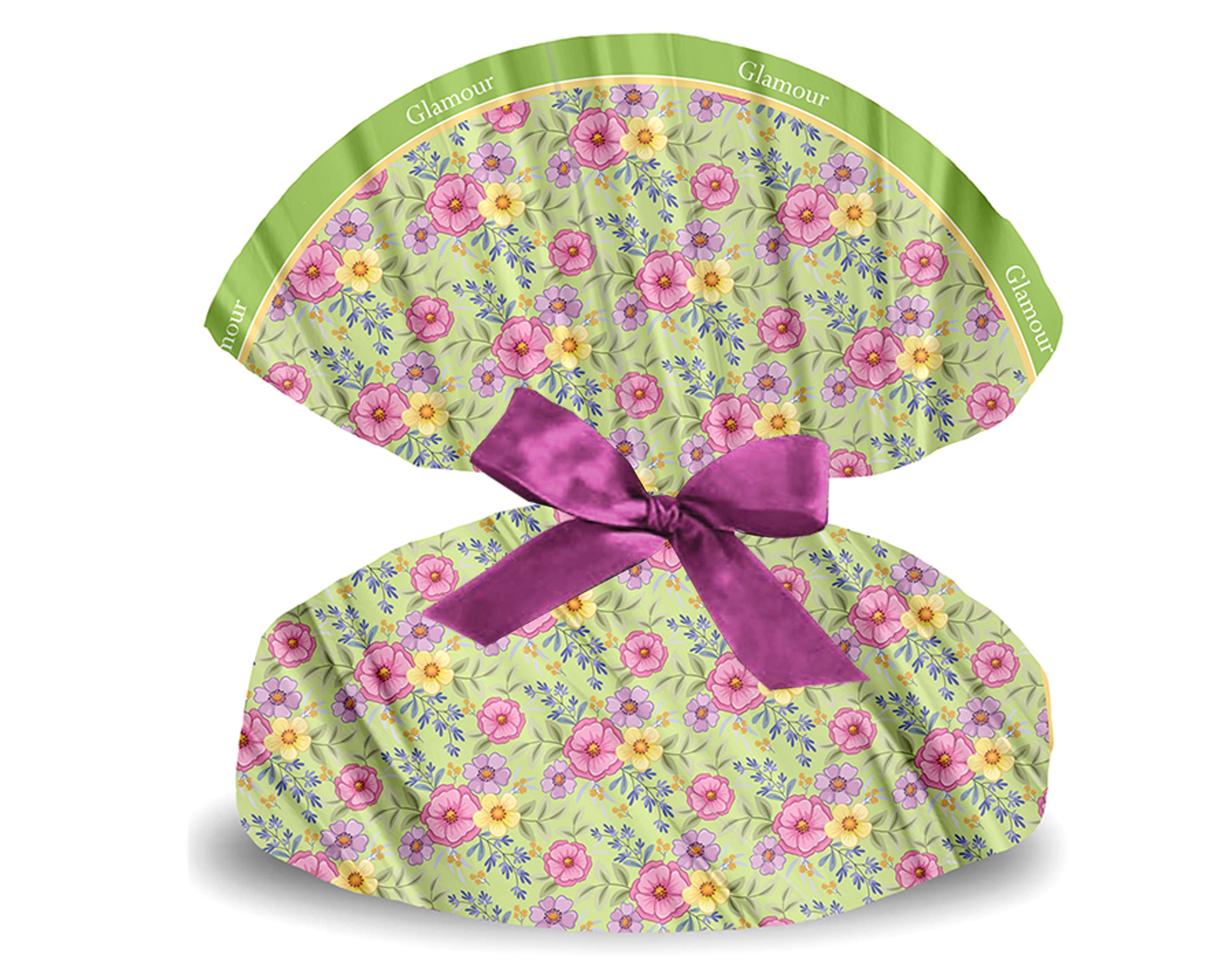 TESSUTO TONDO GLAMOUR VERDE - 90Cm