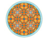 TESSUTO TONDO EXCELLENCE ARANCIO - 90Cm