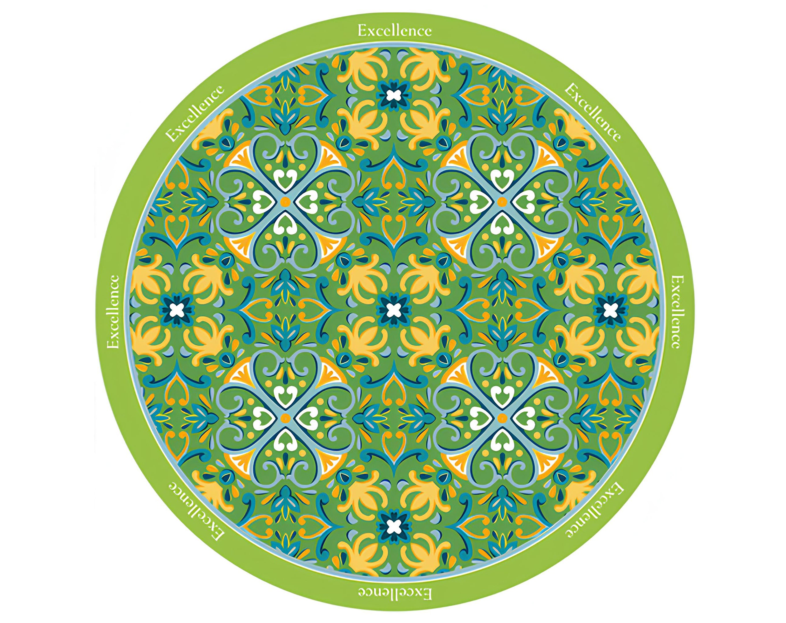 TESSUTO TONDO EXCELLENCE VERDE - 100Cm