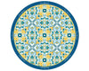 TESSUTO TONDO EXCELLENCE AZZURRO - 90Cm