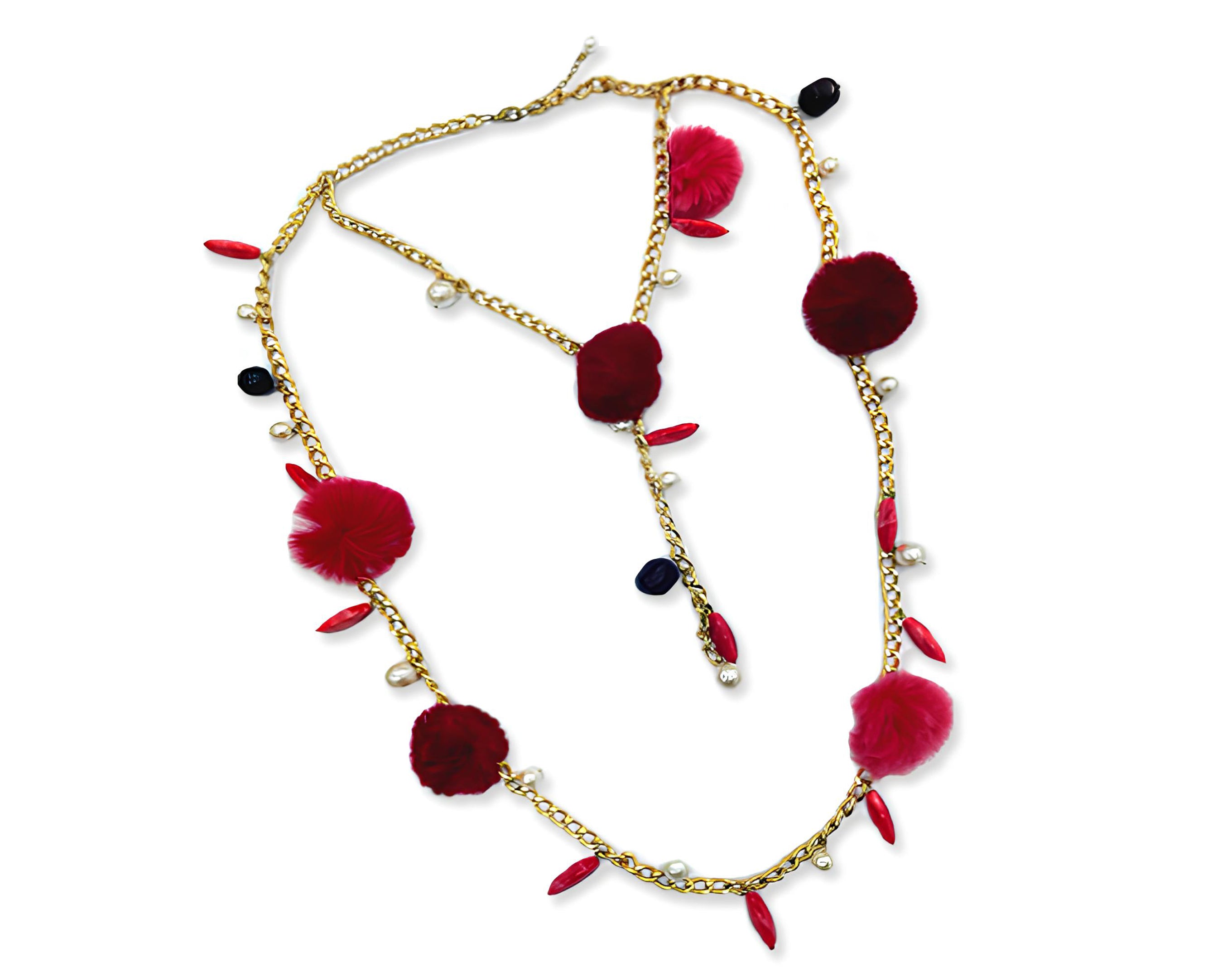 COLLANA LUSSO CON POM PON