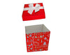 SCATOLA REGALO MERRY CHRISTMAS 25X25CM