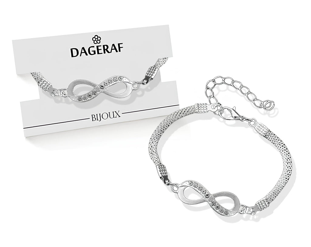 BRACCIALE SILVER STRASS SU CARD