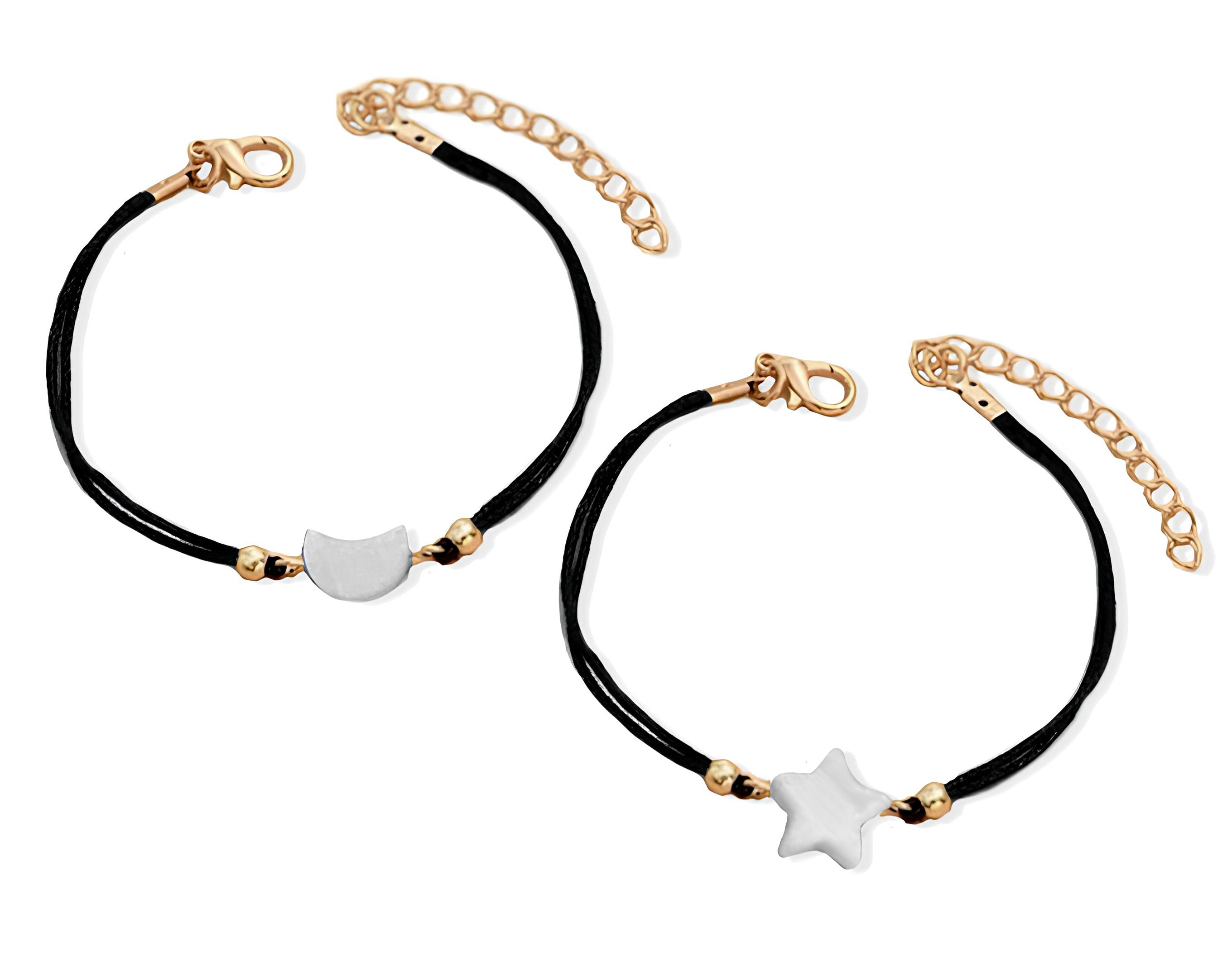BRACCIALE STELLA E LUNA