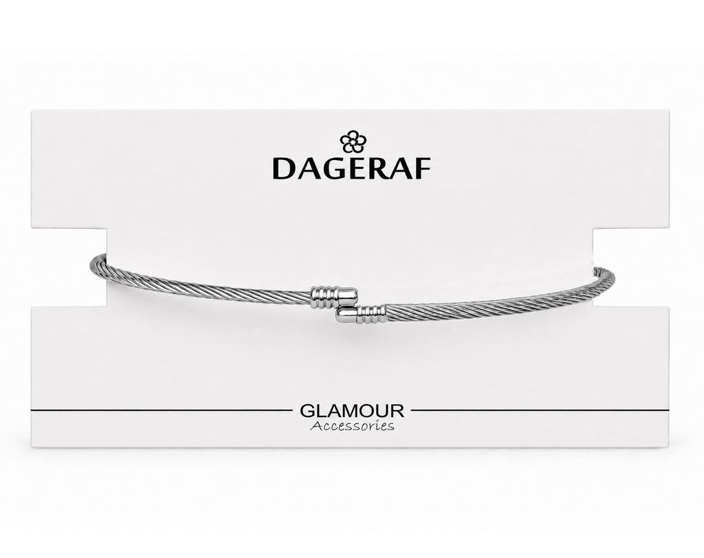 Pulsera gruesa de tarjeta plateada | Sorpresa de huevo de Pascua