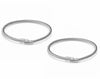 Pulsera gruesa de tarjeta plateada | Sorpresa de huevo de Pascua