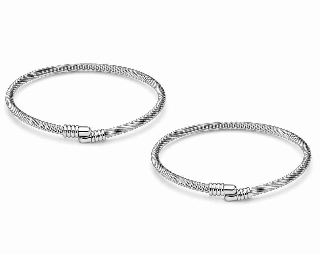 BRACELET EN CARTONNETTE ARGENTÉE ÉPAISSE | Surprise pour œufs de Pâques