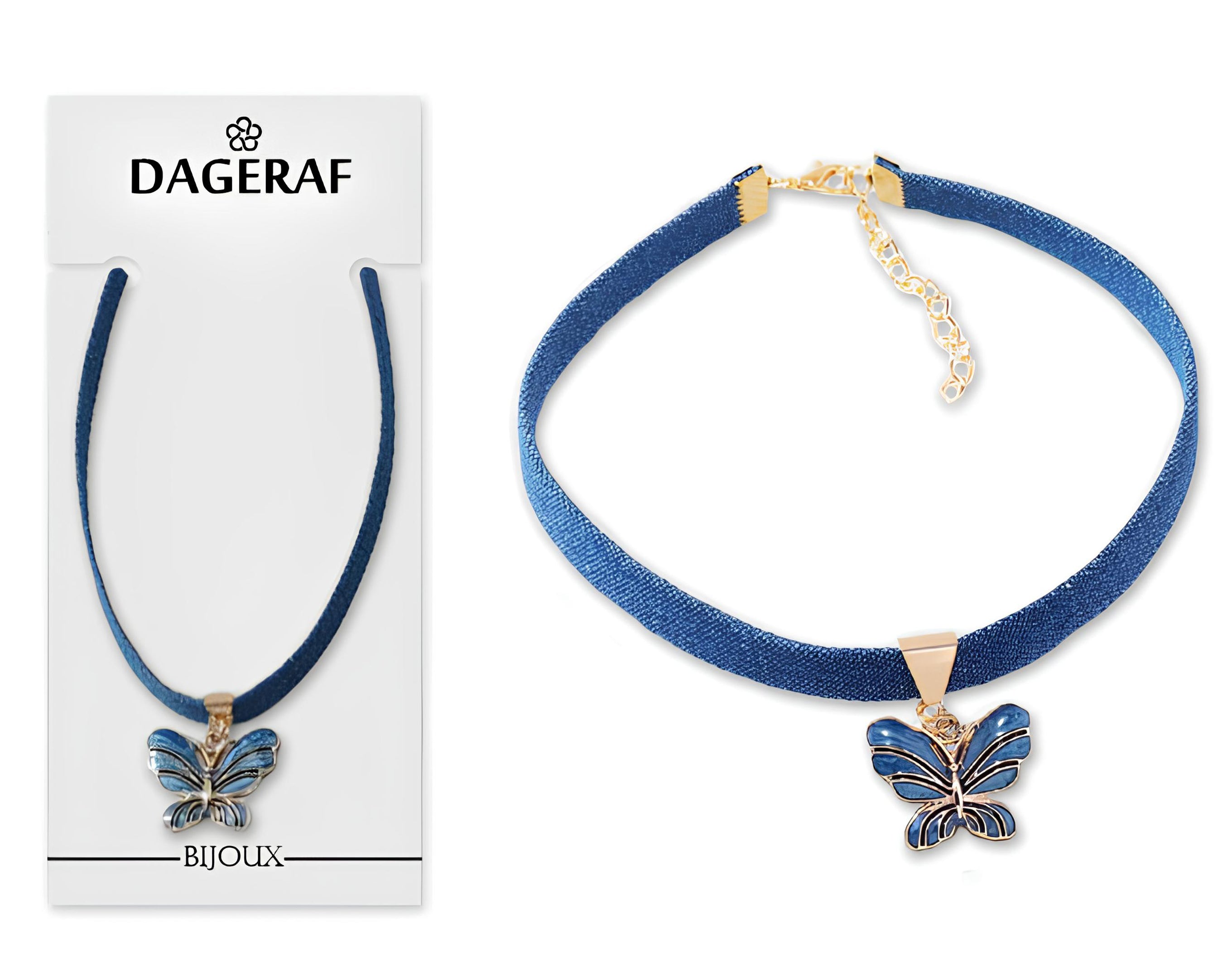 COLLANA RASO FARFALLA SU CARD