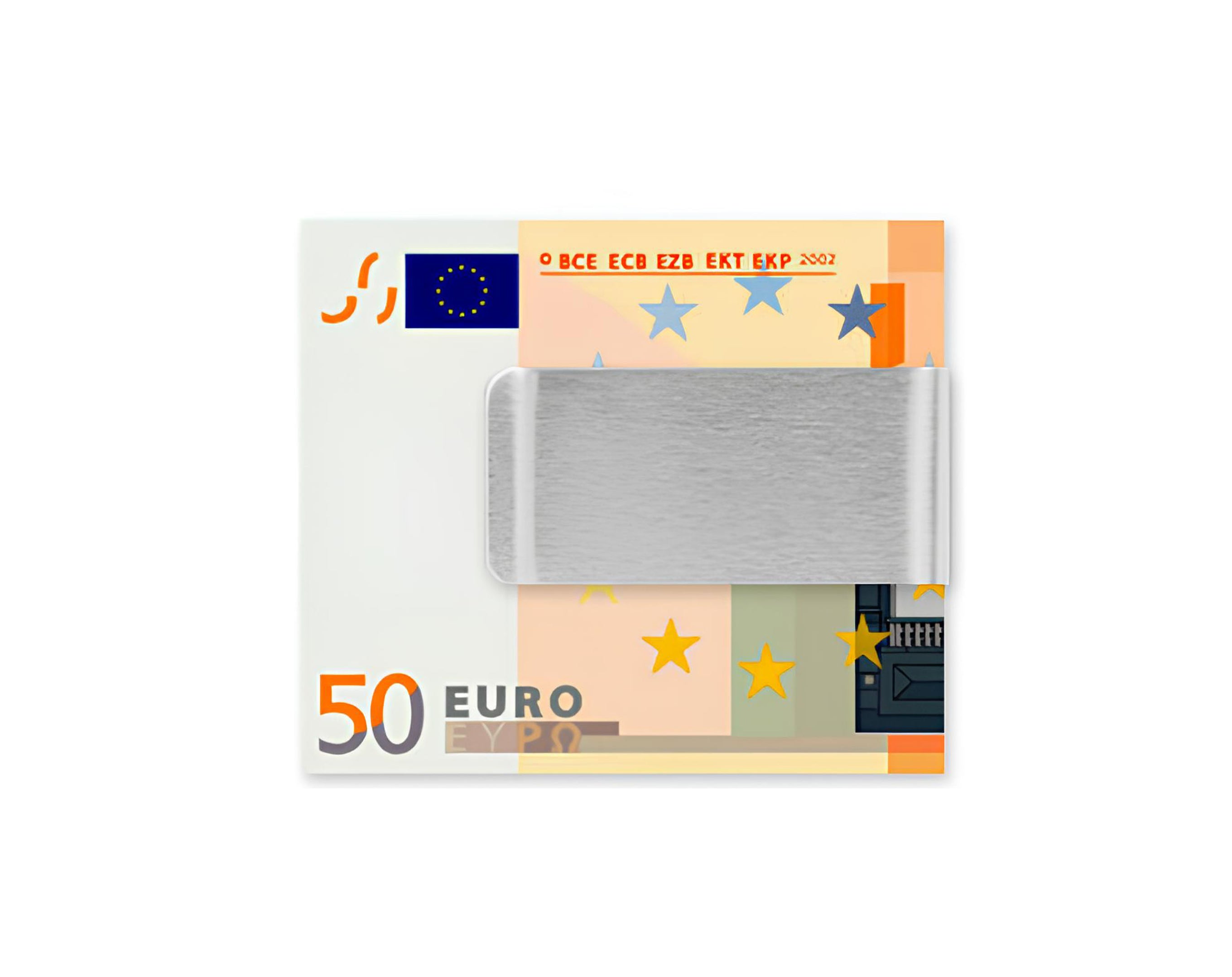 PINZA PARA BILLETES DE METAL PLATEADO | Sorpresa de Huevo de Pascua