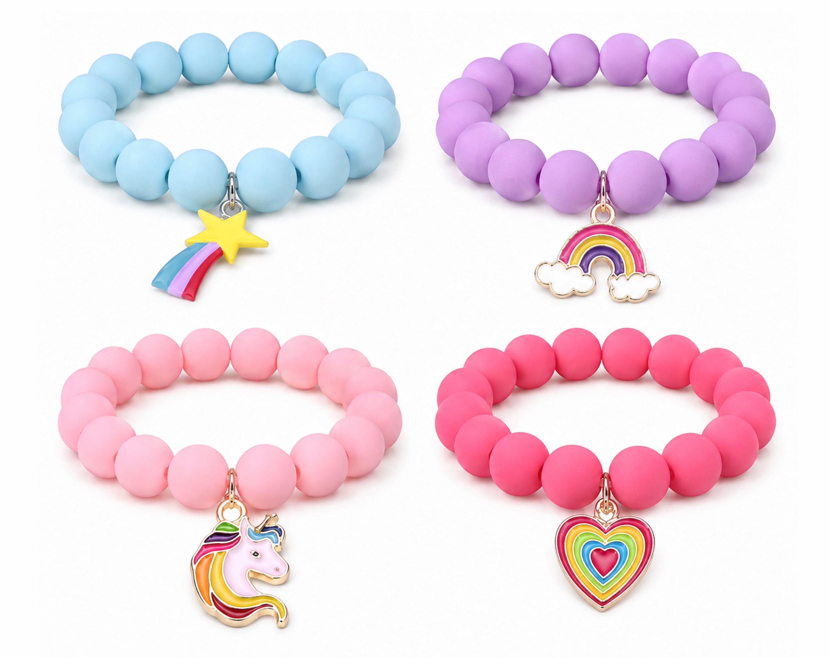 Pulsera de cuentas con un dije en una tarjeta | La sorpresa perfecta para los huevos de Pascua