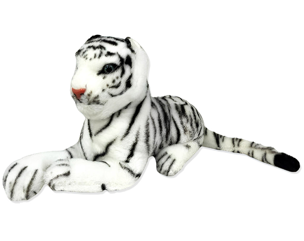 PELUCHE 35 CM TIGRE BIANCO