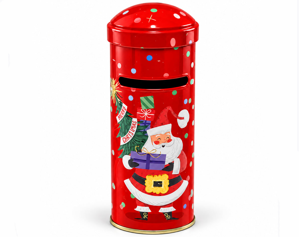 BOÎTE CADEAU DE NOËL EN MÉTAL