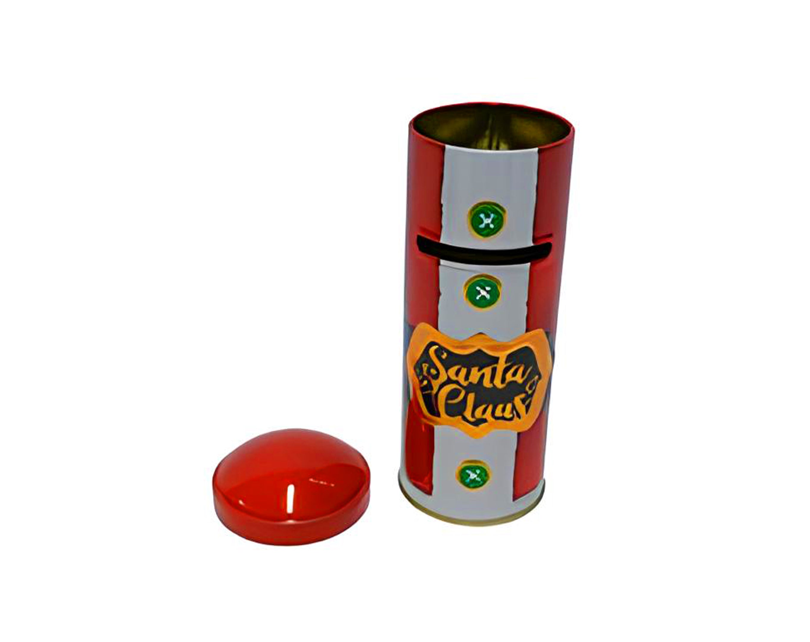 BARATTOLO CASSETTA POSTALE NATALIZIA IN LATTA