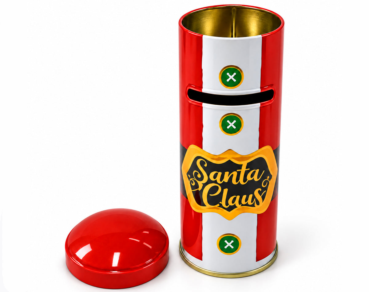 BOÎTE CADEAU DE NOËL EN MÉTAL