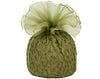 PORTAPANETTONE ONDA VERDE OLIVA 23X23X35CM