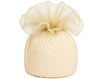 PORTAPANETTONE ONDA CREMA 23X23X35CM