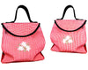 BORSA STELLA ALPINA ROSSO 29X20CM