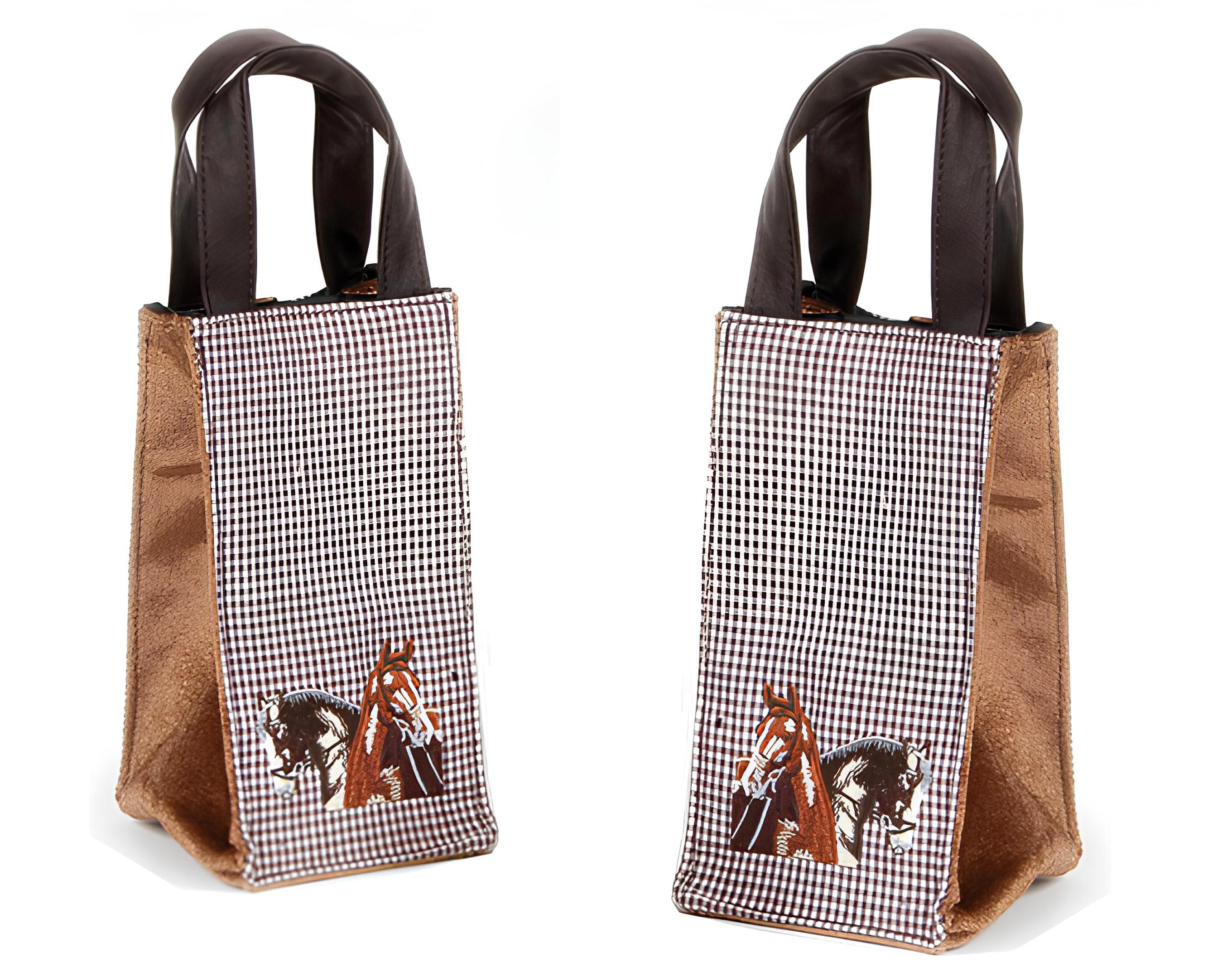 BORSA CAVALLI MARRONE