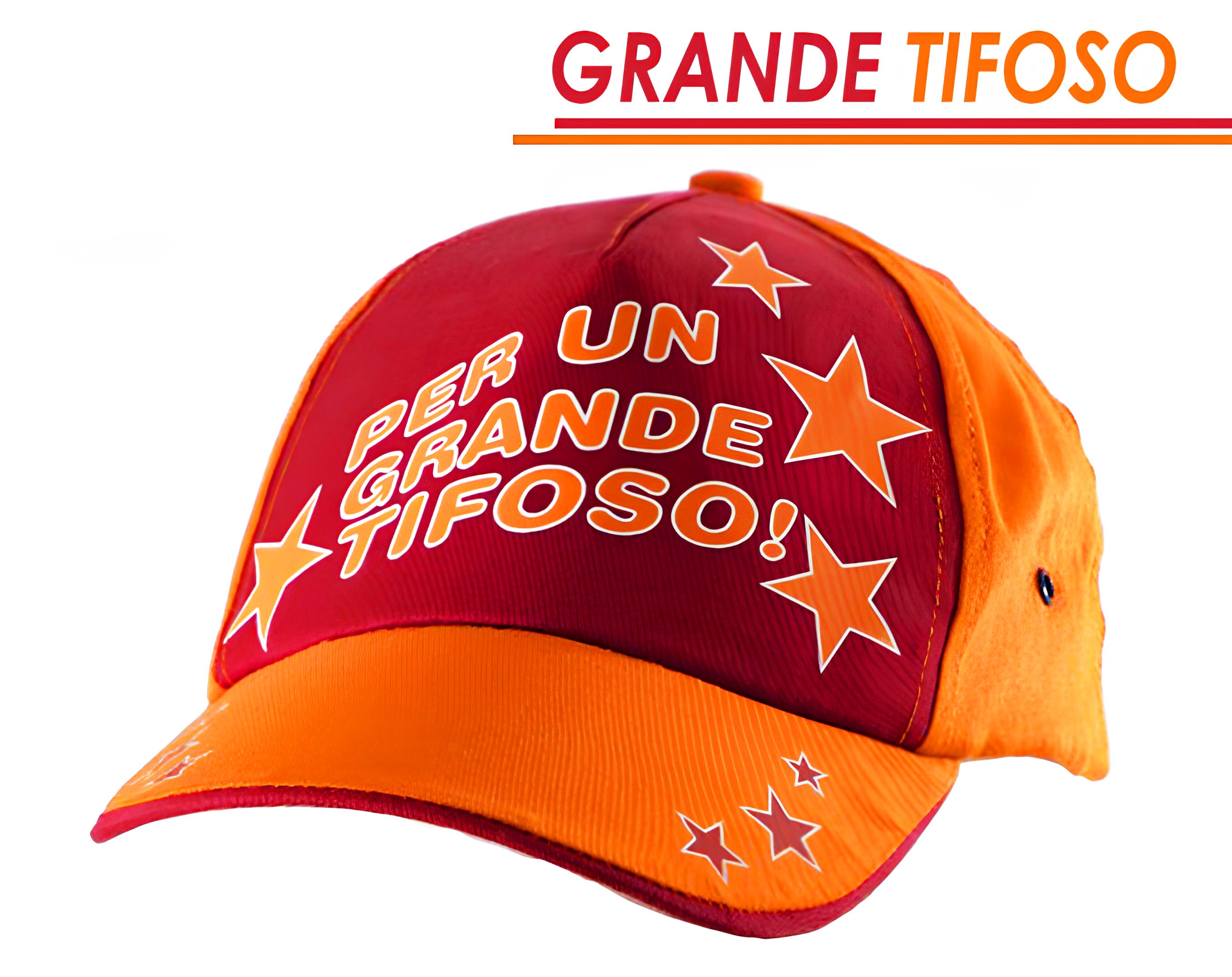 CAPPELLO PER UN GRANDE TIFOSO GIALLO ROSSO