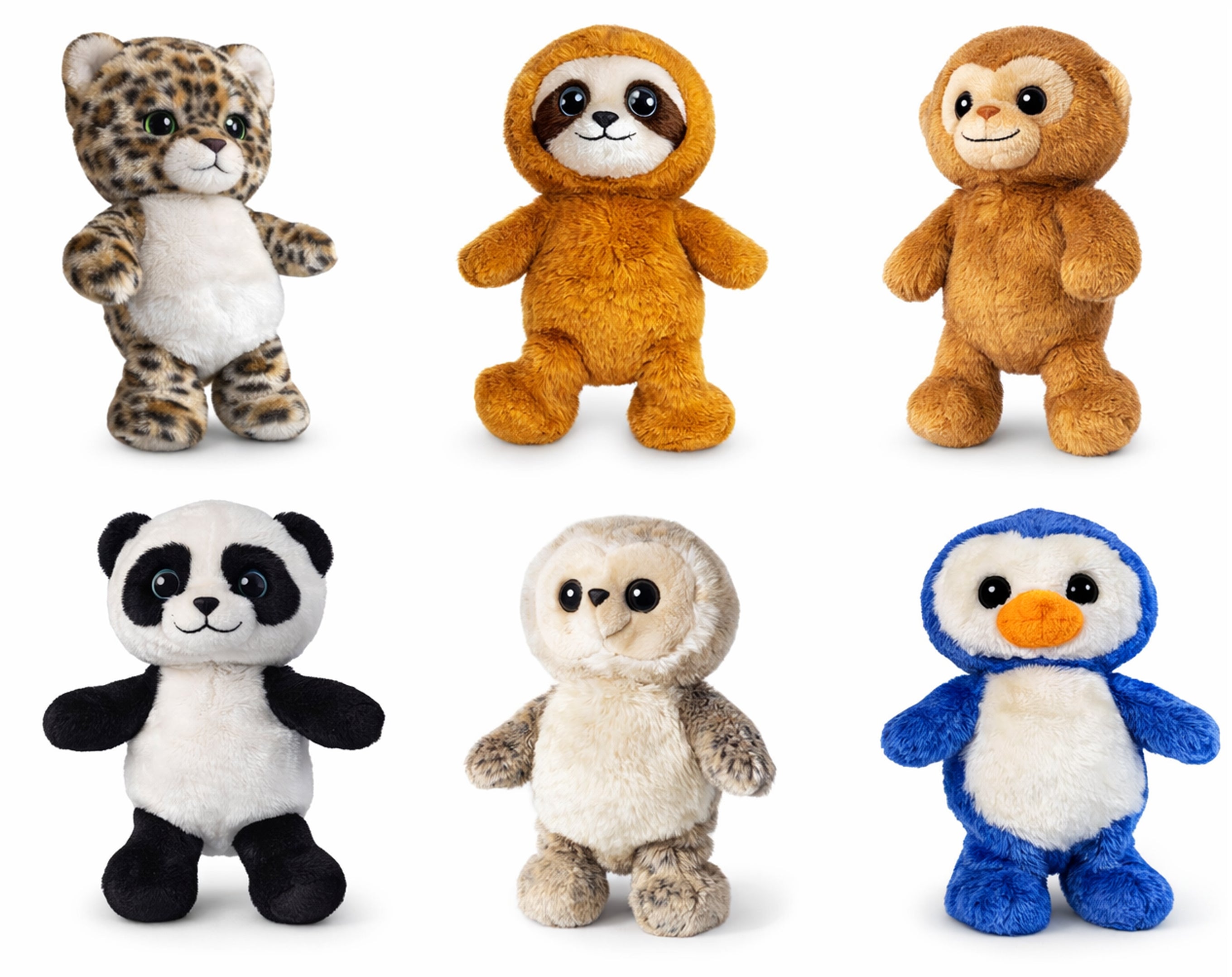 PELUCHE 20 CM 6 ANIMALI SWEET