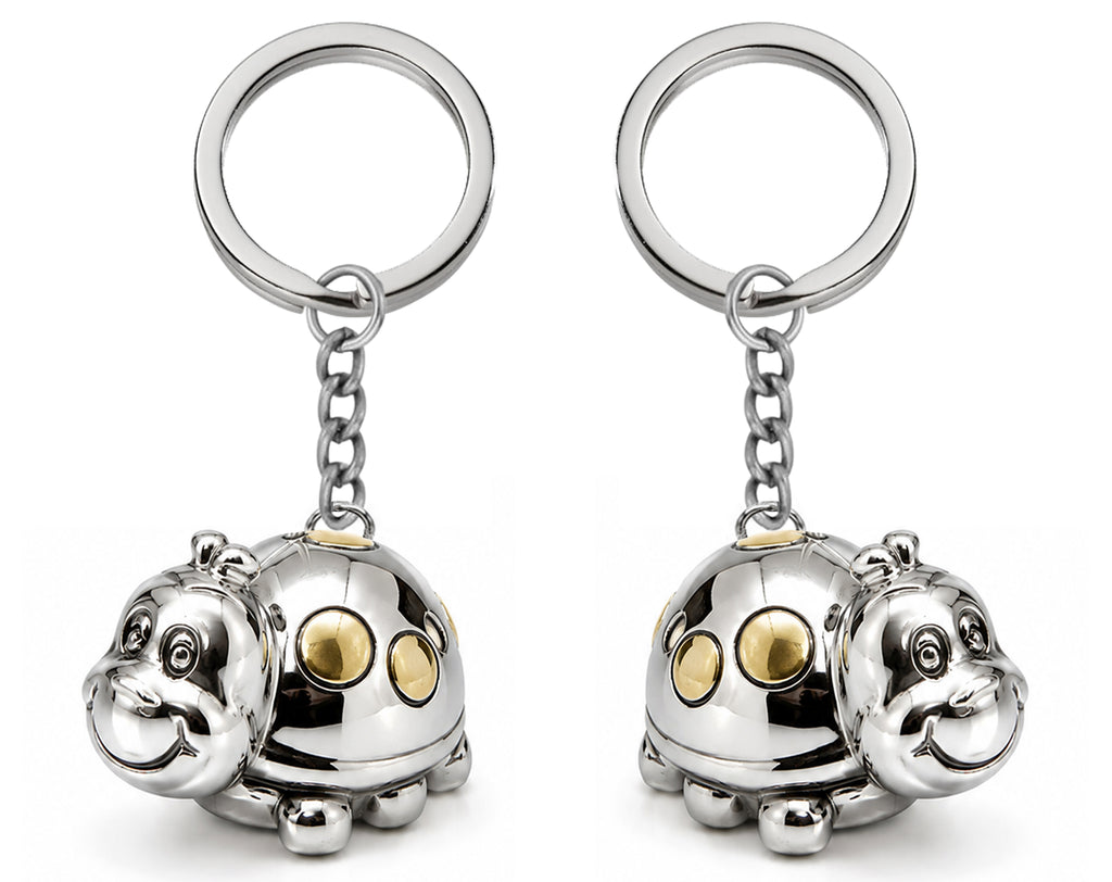 PORTACHIAVI COCCINELLA SILVER | Sorpresa per uova di Pasqua