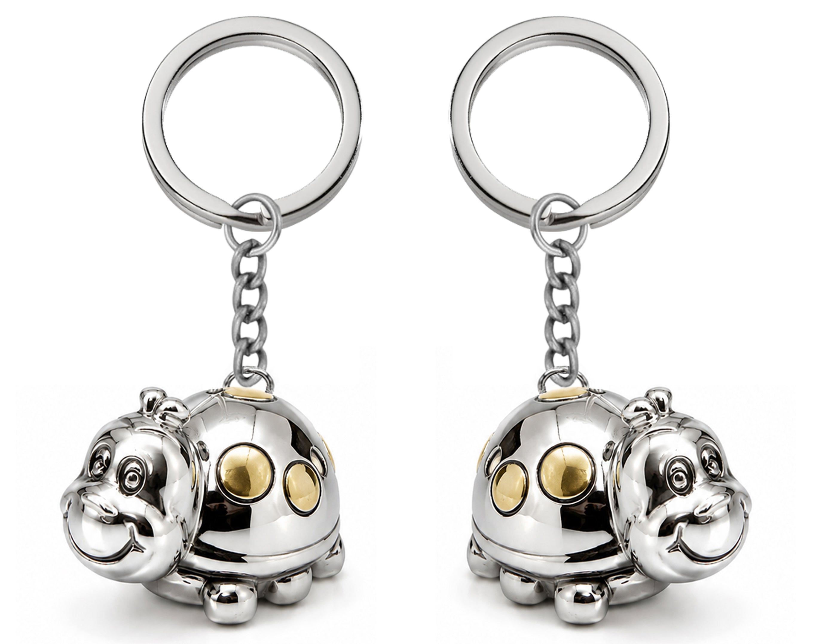 PORTACHIAVI COCCINELLA SILVER | Sorpresa per uova di Pasqua